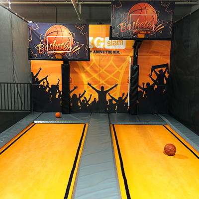 Slam Dunk Trampoline Basketball Court